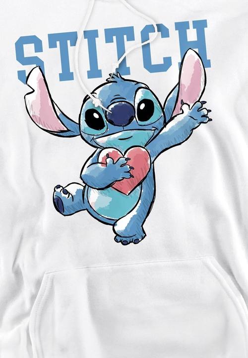 Produktbild Lilo & Stitch Clutching Hearts Kapuzenpullover (S)