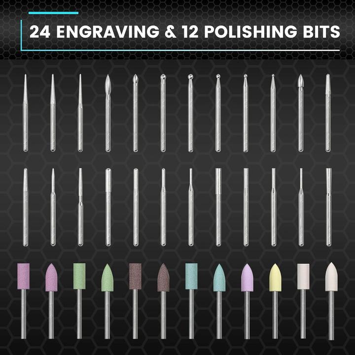 Actual product image Arrowmax SGS MINI Gravierstift mit 36 Bits