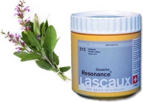 Produktbild Lascaux Gouache Resonance hellblau 545 (500 ml)