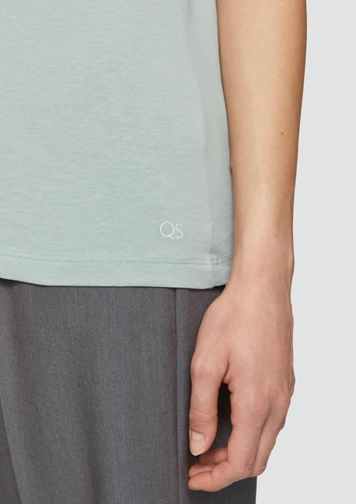 Image du produit S.Oliver T-Shirt Baumwollshirt mit V-Ausschnitt (S)