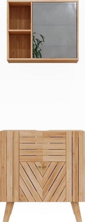 Produktbild Vicco Badmöbel-Set Lucie, Bambus, 2 Teile