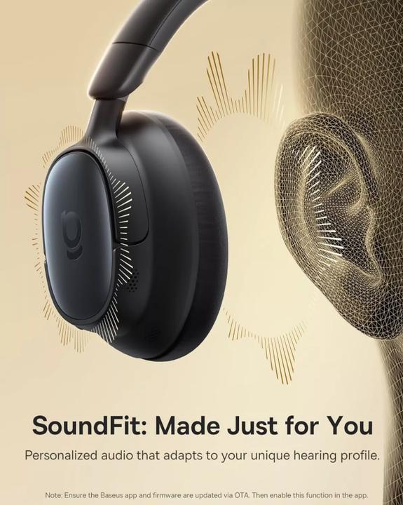 Produktbild Baseus Bowie MH1 Wirel ANC Headphones Bl (ANC, 80 h, Kabellos)