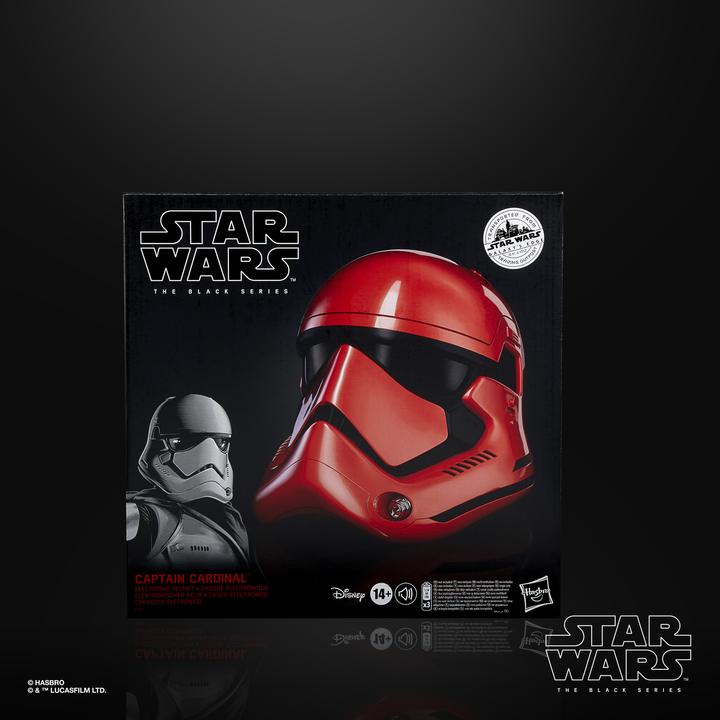 Produktbild Hasbro Star Wars The Black Series Galaxy‘s Edge Captain Cardinal elektronischer Rollenspiel-Helm