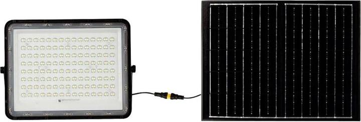 V-TAC Solar LED projector 20W Remote control AUTO Timer IP65 Black VT-180W 4000K 1800lm (1800 lm, IP65)