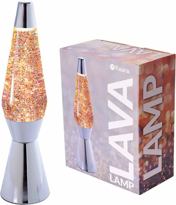 Image du produit Fisura Lampe à Lave Bullet - Pink Glitter de (E14)