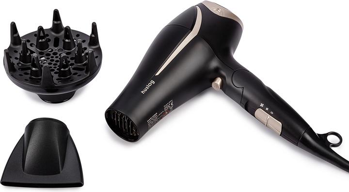Image du produit Huslog Sèche-cheveux avec ionisation et poignée pliable BE-570234