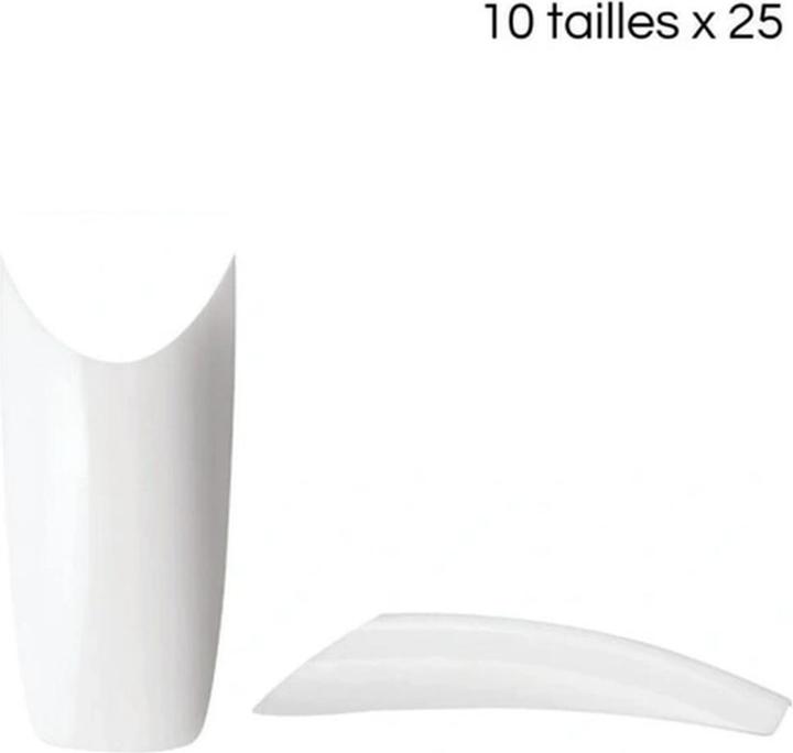 XanitaliaPro Xanitalia Pro Xan Pro French Smile Tips - 10 Sizes, 25 Pieces Per Size