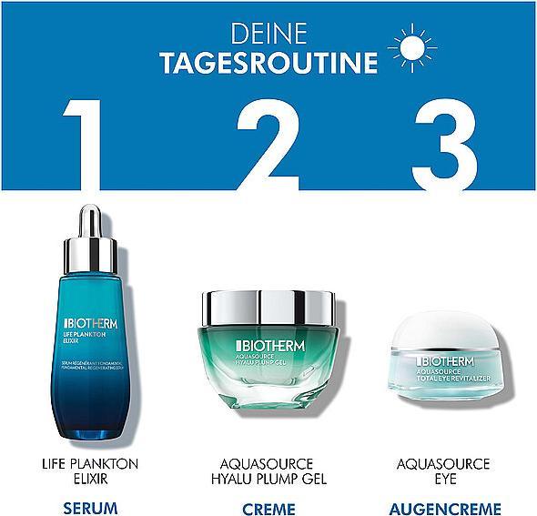 Actual product image Biotherm Aquasource Hyalu plump (75 ml, Up to SPF 10)