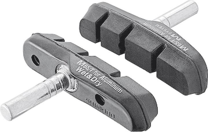 Actual product image Shimano Brake pads M65T for alloy wheels 5 pair (Shimano, Rubber)