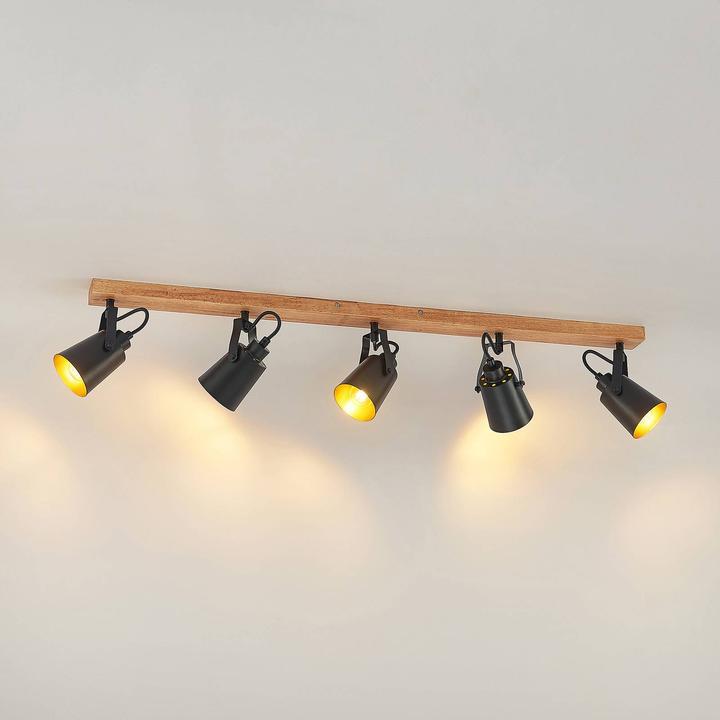 Actual product image Lindby Kimban ceiling spotlight, five-flame (E14)