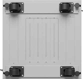 Produktbild Lanberg rack cabinet 15U 600x600 glass (15 HE, 19 Zoll Rack)