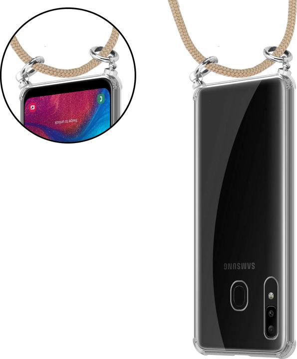 Produktbild Cadorabo TPU Handy Kette SILBER Cover