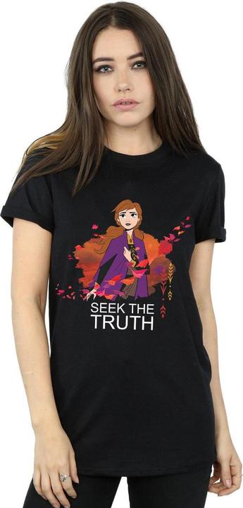 Immagine prodotto Disney Frozen 2 Anna Seek The Truth Wind Maglietta Ampia Donna (5XL)