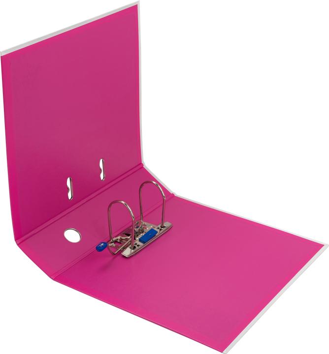 Produktbild Elba Ordner myColour, Rückenbreite: 80 mm, weiss-pink DIN A4, Einband aussen (A4, 80 mm, 1 Stück)