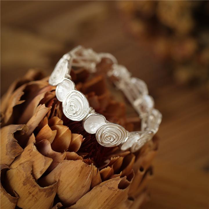 Immagine prodotto Andreani Bracciale realizzato in metallo rodiato di alta qualità (8 cm, Metallo)