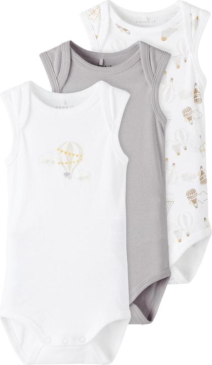 Name it 3 Pack Sleeveless Onesie (50)