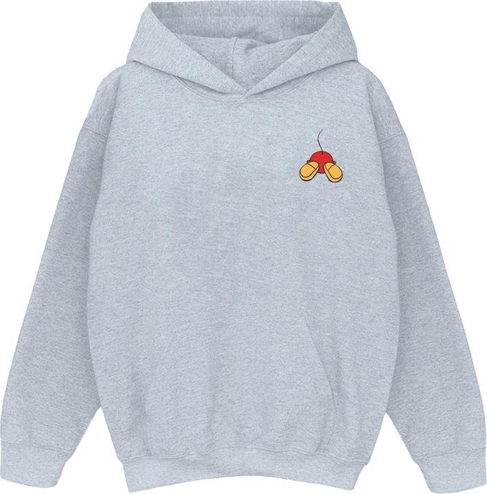 Immagine prodotto Disney Mickey Mouse Backside Breast Print Felpa con Cappuccio Ragazze (140, 146)