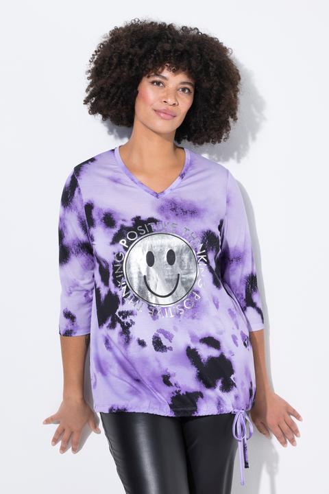 Produktbild Angel of Style T-Shirt, Regular Fit, glänzender Smiley (46)
