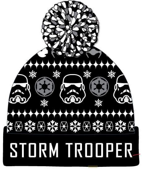 Actual product image Heroes Inc Star Wars Pom-Pom Beanie Storm Trooper
