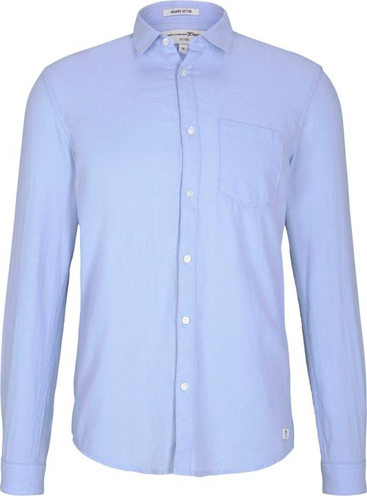 Immagine prodotto Tom Tailor Hemd Shirt fein strukturiert mit Bio Baumwolle (XL)