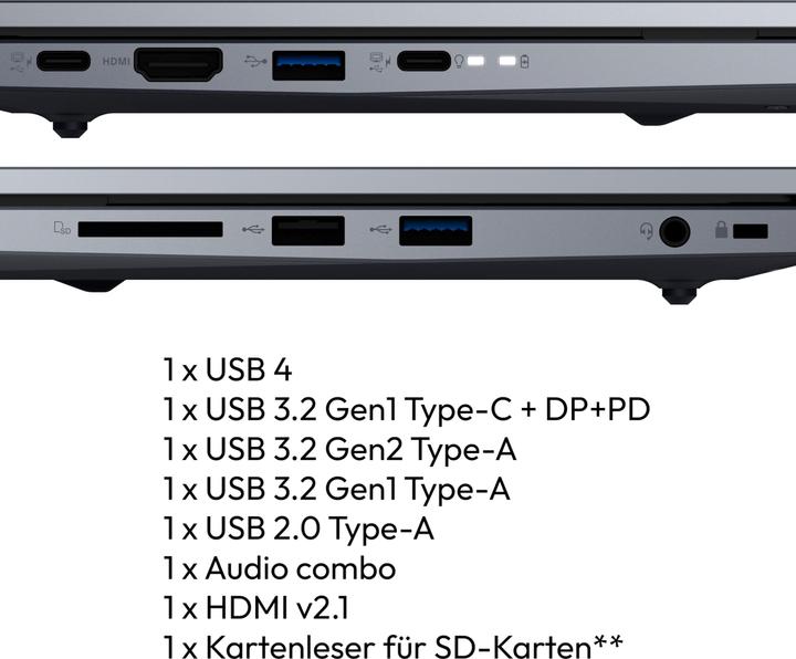 Immagine prodotto Medion Computer portatile E17433 (17.30", Intel Core i5-13420H, 16 GB, 1000 GB, DE)