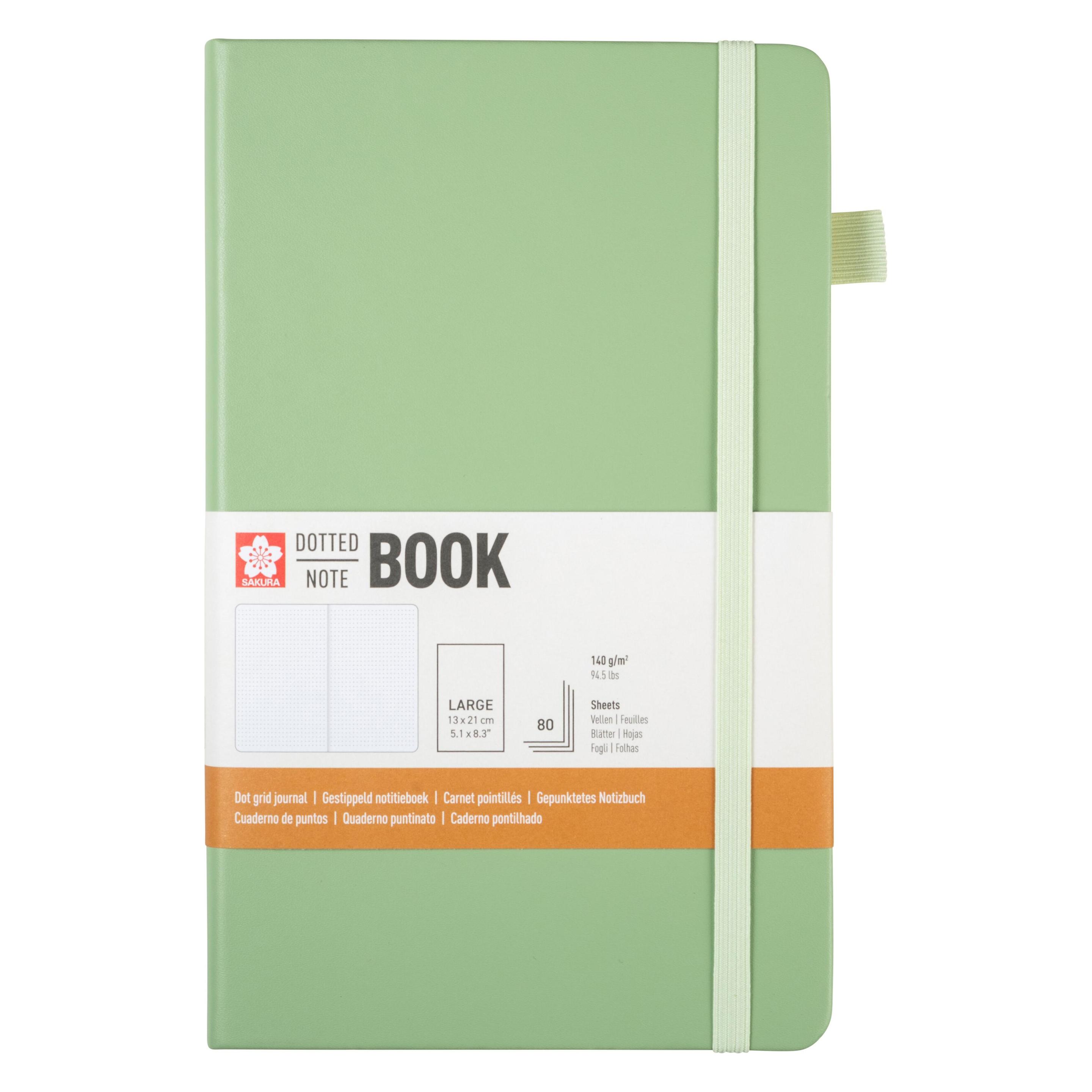 Sakura, Notitieboekje + Schrijfblok, Notizbuch Ca. A5 Punktraster, Pale Patina Hardcover 160 Seiten (A5, Hardcover)