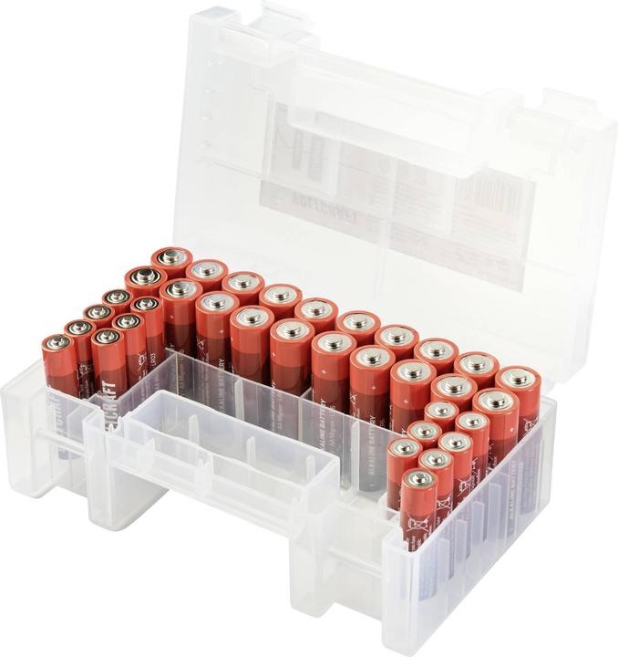 Productafbeelding Voltcraft Batterijset Mignon, Micro 34 st. incl. doos (34 Pcs., AAA, AA)