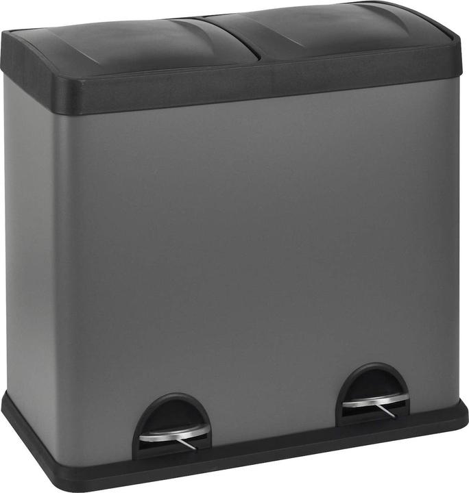 Produktbild Svita T2X24 Mülleimer Grau (48 l)