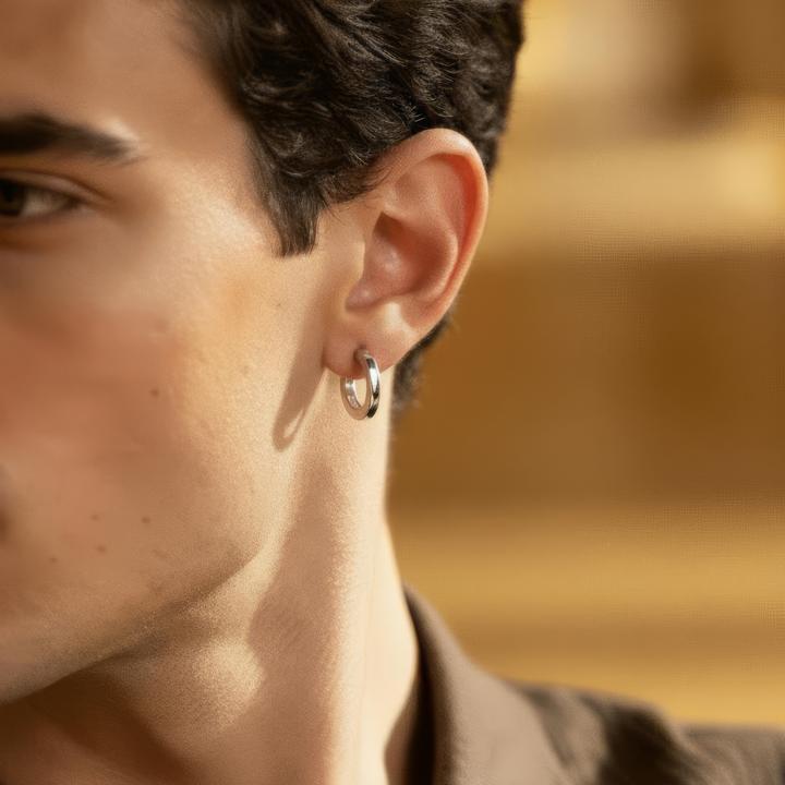 Image du produit Lucleon Huggie (argent 925-sterling)