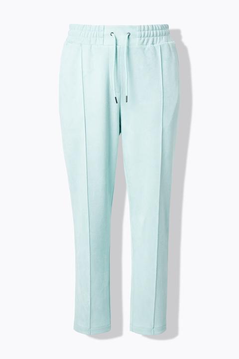 Immagine prodotto Ulla Popken Pantaloni modello Ruby in velours con taglio della gamba ampio e dritto e cintura elastica (48)