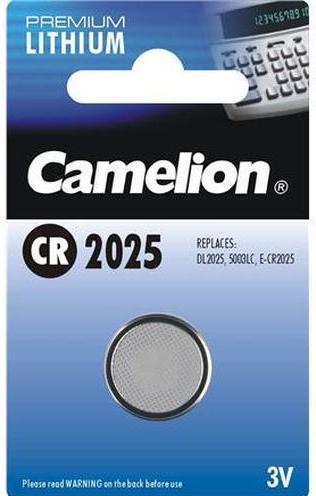 Produktbild Camelion CR2025-BP1 - Einwegbatterie - CR2025 - Lithium - 3 V - 1 Stück(e) - Knopf/Münze (1 Stk., CR2025, 150 mAh)