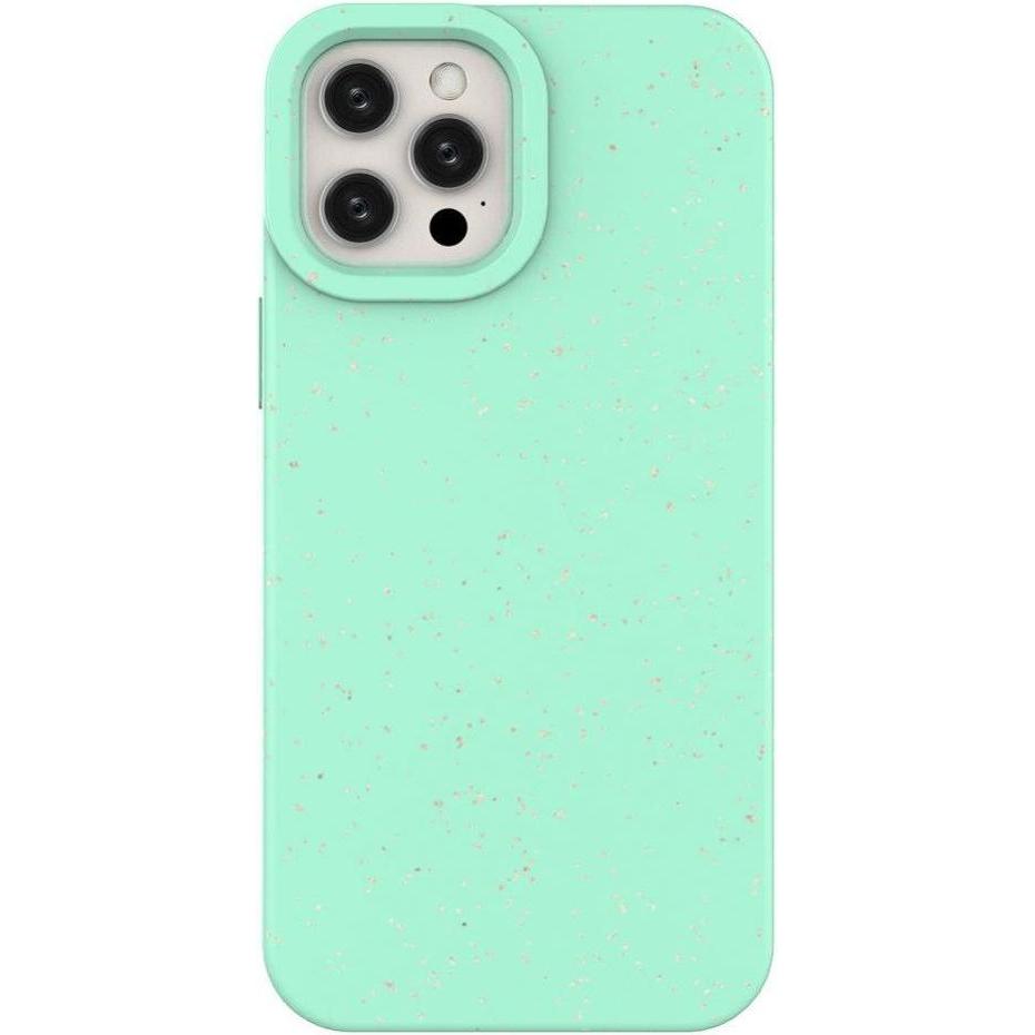 Hurtel Eco Case Case for iPhone 12 Silicone Cover Phone Case Mint (Apple iPhone 12), Smartphone Hülle, Grün