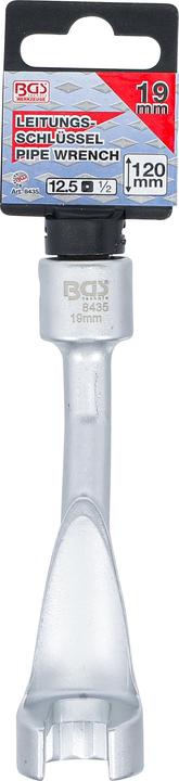 Image du produit BGS Clé spéciale pour tuyau d'injecteur pour Mercedes-Benz 12,5 mm (1/2") 19 mm