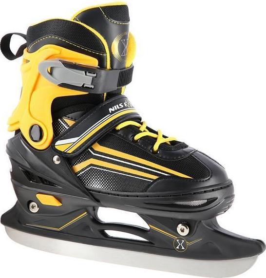 Immagine prodotto Nils Pattini a rotelle/pattini da hockey NH18190 2in1 nero-arancio - M (34-38) (34, 35, 36, 37, 38)