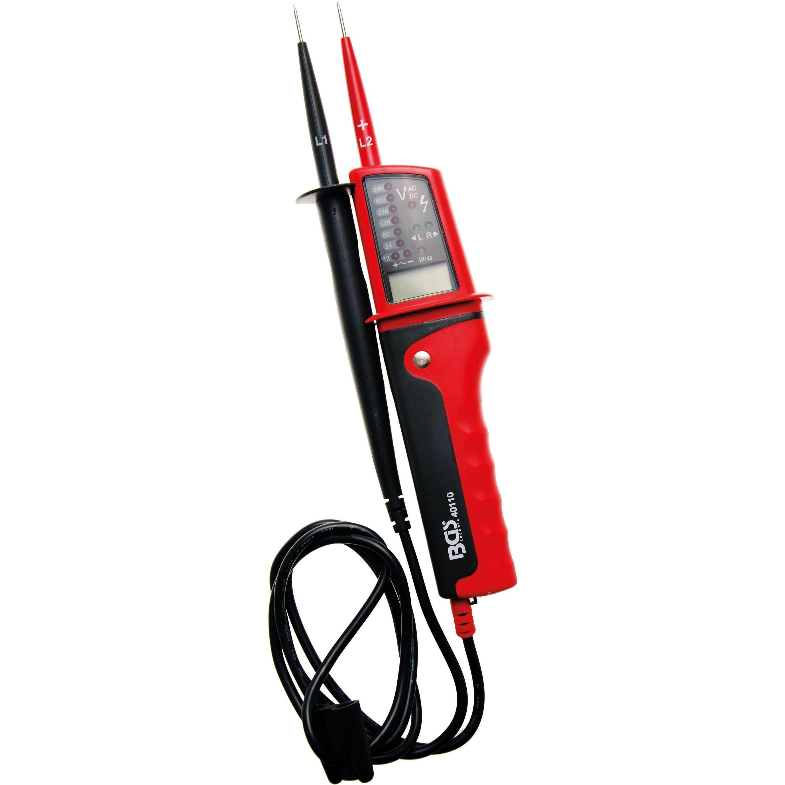 BGS, Multimeter, Spannungsprüfer mit Digitalanzeige