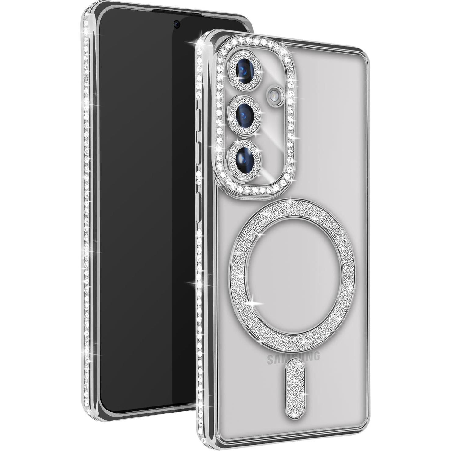 Avizar Glamor Guard Case (Samsung Galaxy S24+), Smartphone Hülle, Grau