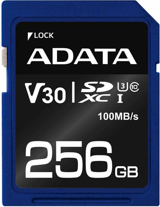 Actual product image Adata Premier Pro - Flash memory card - 256 GB (256 GB, SDXC, U3, UHS-I)