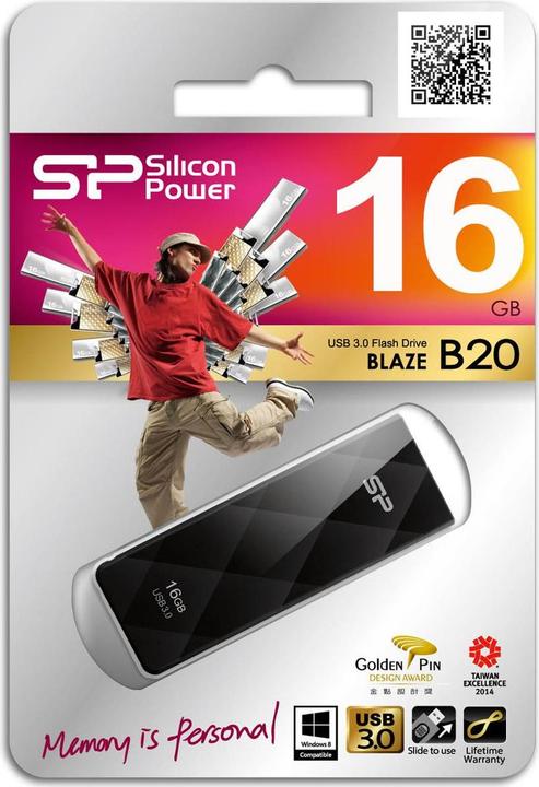Image du produit Silicon Power Blaze B20 (16 Go, USB-A)