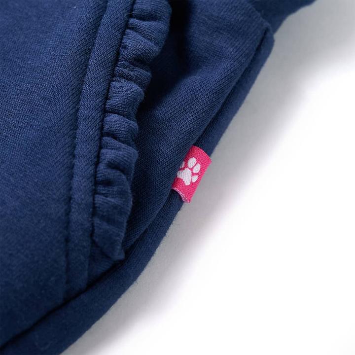 Produktbild VidaXL Kinderhose mit Kordelzug Marineblau 116,Material: 95 (116)