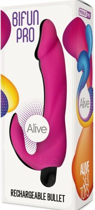 Image du produit Alive Bifun Pro Vibromasseur Gode Rose 14,9 cm