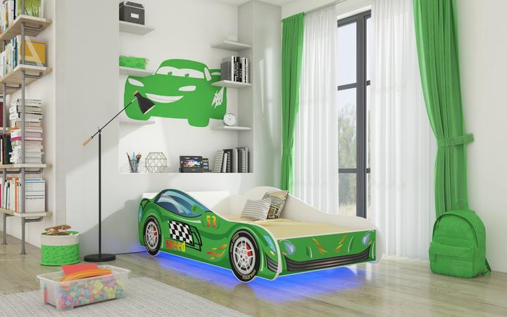Productafbeelding ADRK Furniture Bed met matras en verlichting LED SPEED 160x80 (160 x 80 cm)