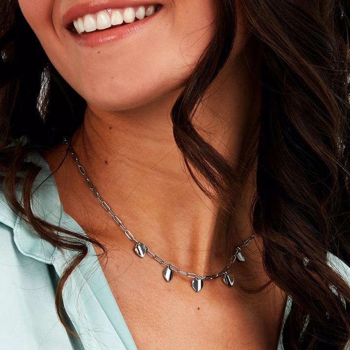 Image du produit Morellato Romance Pailettes Collier en acier SAWW02 (Acier inoxydable)