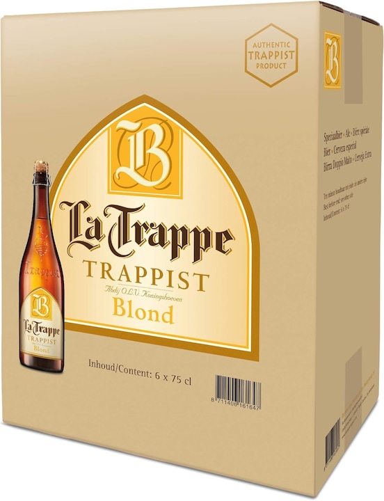 Actual product image La Trappe A sparkling top fermented Trappist beer. (6 x 75 cl)