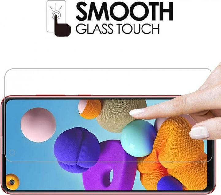 Immagine prodotto Screenguard Samsung Galaxy A21s Pellicola protettiva in vetro Design amichevole (1 pz., Samsung Galaxy A21s)