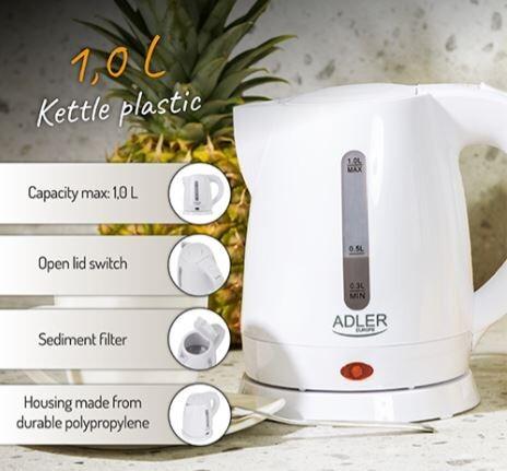 Actual product image Adler AD 1272 Kettle hazelnut (1 l)