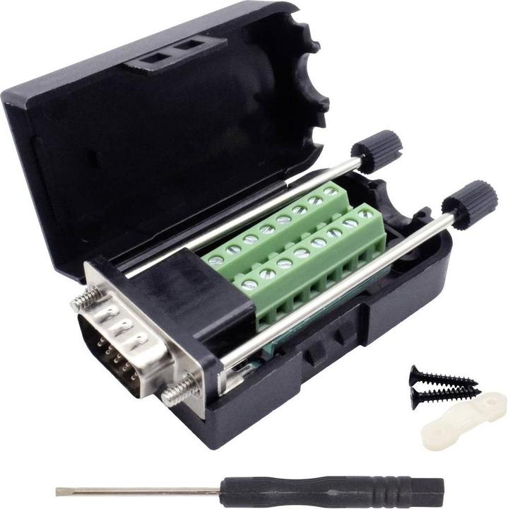 Immagine prodotto Quadrios 2010C256 Connettore VGA maschio, diritto Numero di poli (num): 15 Nero