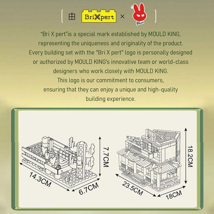 Actual product image Mould King Wild West Saloon