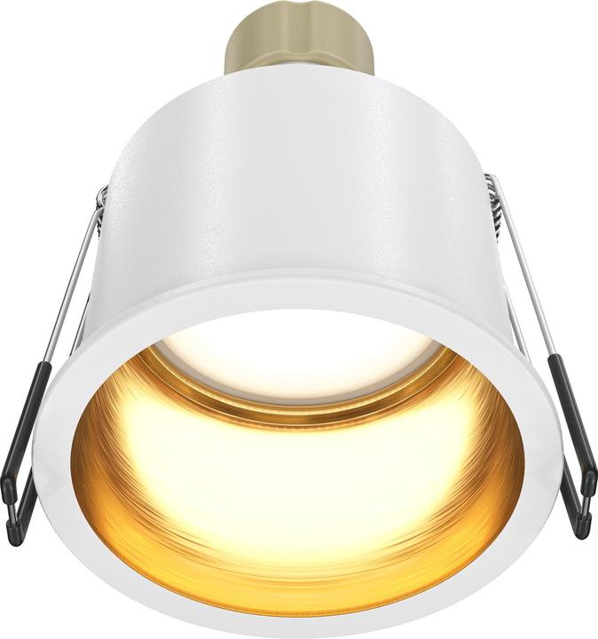 Produktbild Maytoni Reif Downlight, Einbauleuchte GU10 Weiss, Gold Ø68mm (GU10)