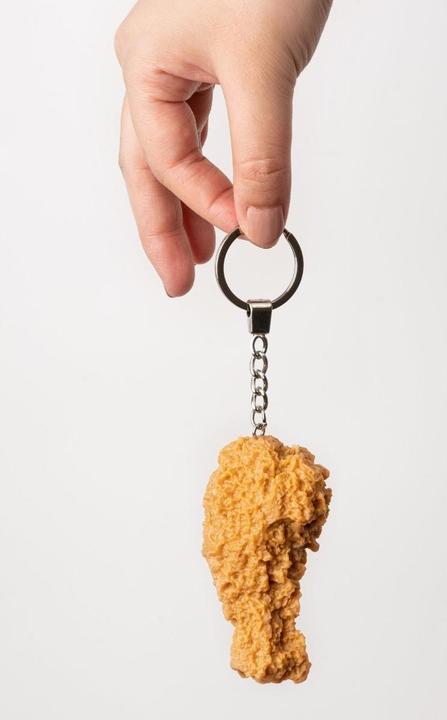 Actual product image Yumazing Crispy Fried Chicken key ring