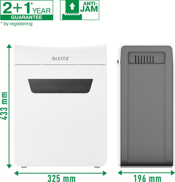 Produktbild Leitz IQ 8X PROTECT PREMIUM - Aktenvernichter (Partikelschnitt)